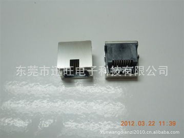 批量供應RJ45沉板帶LED燈網絡接口與水晶頭 高效網絡布線的關鍵組件